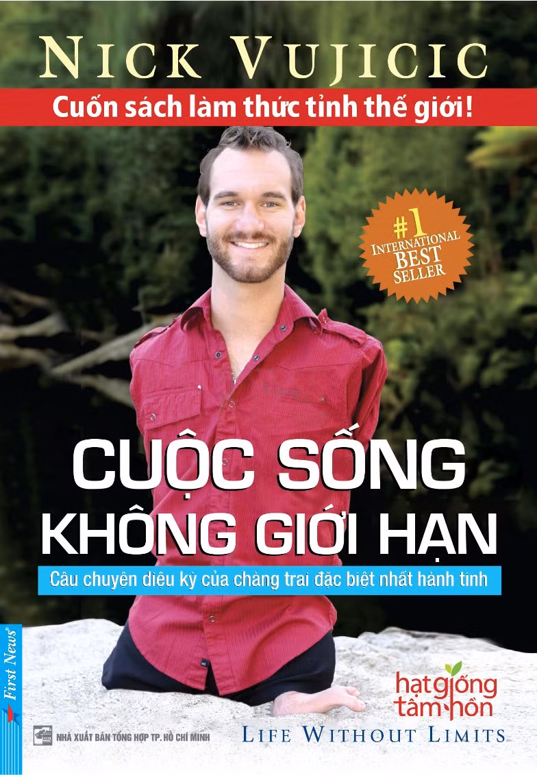 Bìa cuốn sách Cuộc sống không giới hạn. Bìa cuốn sách Cuộc sống không giới hạn.