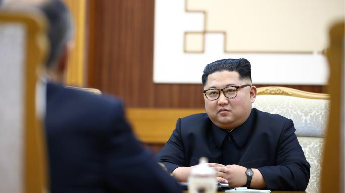Nhà lãnh đạo Triều Tiên Kim Jong-un đang thi triển những nước cờ ngoại giao đặc biệt hiệu quả, ảnh minh họa: The Times. Nhà lãnh đạo Triều Tiên Kim Jong-un đang thi triển những nước cờ ngoại giao đặc biệt hiệu quả, ảnh minh họa: The Times.