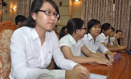 Thủ khoa Bùi Thị Yến Hằng (Sư phạm Hóa học, ĐH Sư phạm Hà Nội). Ảnh Văn Chung. Thủ khoa Bùi Thị Yến Hằng (Sư phạm Hóa học, ĐH Sư phạm Hà Nội). Ảnh Văn Chung.