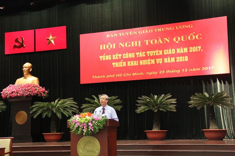 Ông Trần Quốc Vượng, Ủy viên Bộ Chính trị, thành viên Thường trực Ban Bí thư, Bí thư Trung ương Đảng, Chủ nhiệm Ủy ban Kiểm tra Trung ương. (Ảnh: Tuyengiao.vn)