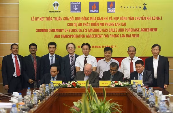 Tập đoàn Dầu khí Việt Nam và các đối tác ký kết Thỏa thuận Sửa đổi Hợp đồng Mua bán khí Lô 06.1 Tập đoàn Dầu khí Việt Nam và các đối tác ký kết Thỏa thuận Sửa đổi Hợp đồng Mua bán khí Lô 06.1