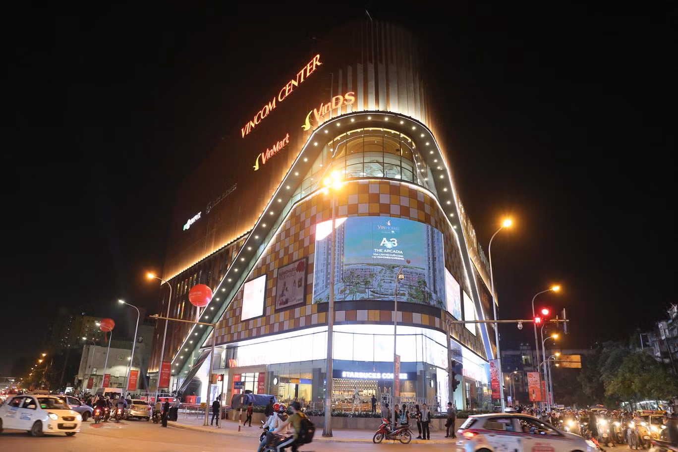 Vincom đã phát triển tới 44 Trung tâm thương mại tại 22 tỉnh thành trên cả nước.