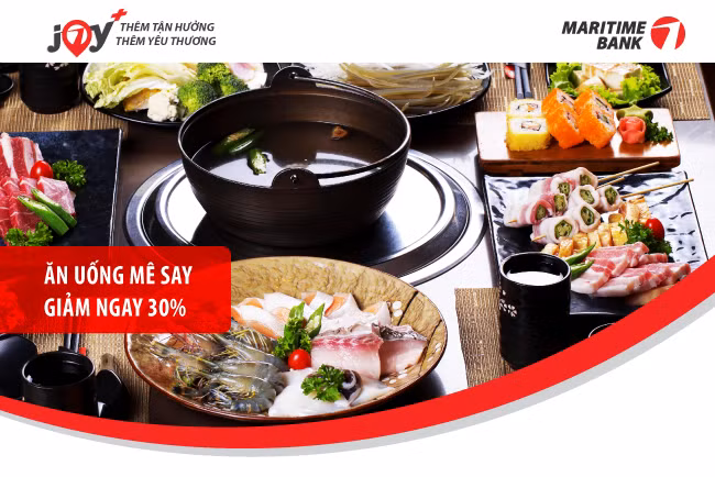 Khách hàng dùng thẻ Maritime Bank MasterCard có thêm nhiều ưu đãi với chương trình JOY/JOY+