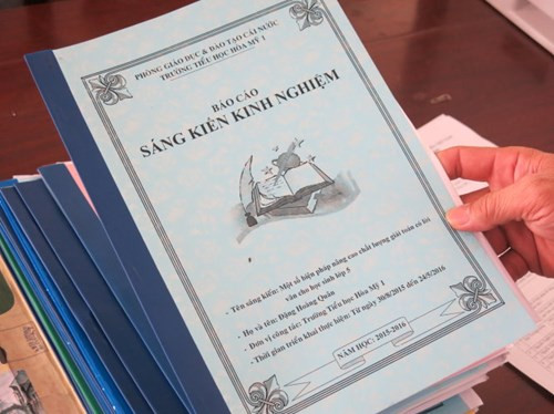 Hình ảnh minh họa về sáng kiến kinh nghiệm. (Ảnh: Tuoitre.vn) Hình ảnh minh họa về sáng kiến kinh nghiệm. (Ảnh: Tuoitre.vn)
