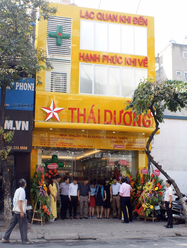 Nhà thuốc Thái Dương địa chỉ số 221A Khâm Thiên, Hà Nội