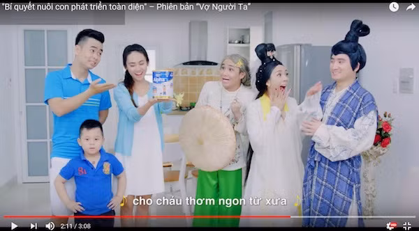 Hình ảnh cắt từ quảng cáo sữa bột Dielac Alpha của Vinamilk, quảng cáo đứng đầu bảng xếp hạng YouTube khu vực Châu Á – Thái Bình Dương. Hình ảnh cắt từ quảng cáo sữa bột Dielac Alpha của Vinamilk, quảng cáo đứng đầu bảng xếp hạng YouTube khu vực Châu Á – Thái Bình Dương.
