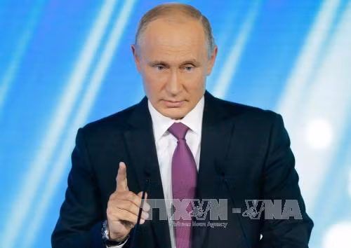Tổng thống Nga Vladimir Putin. Ảnh: AFP/TTXVN