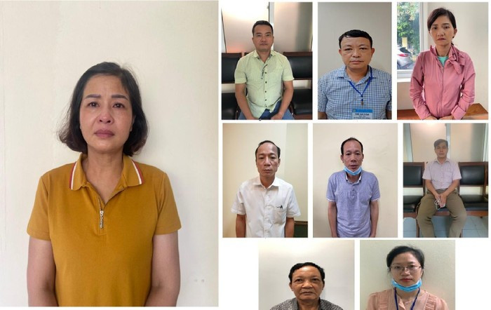 Bà Phạm Thị Hằng (ảnh lớn) và các đồng phạm. Ảnh: Cổng thông tin Bộ Công an Bà Phạm Thị Hằng (ảnh lớn) và các đồng phạm. Ảnh: Cổng thông tin Bộ Công an