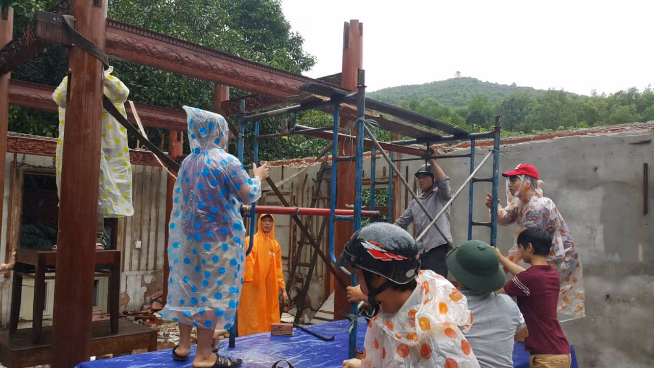 Biệt phủ của đại gia vàng đã gần như bị phá dở hoàn toàn vào ngày 2/1/2019.