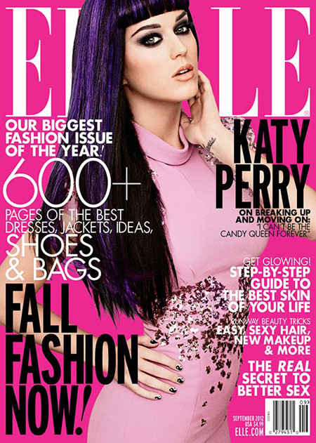 Katy Perry với tông hồng lãng mạn.