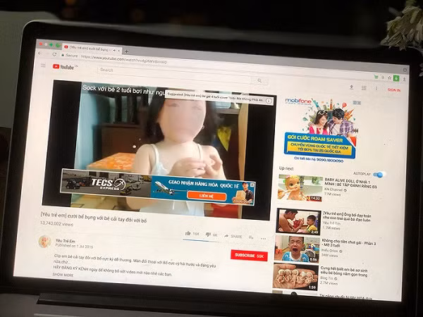 Cần chấm dứt các hành vi quảng cáo có nội dung "ấu dâm" trên Youtube ảnh 2