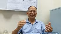 Tiến sĩ Nguyễn Minh Phong: "Là người Việt Nam, chúng ta nên ủng hộ Vinfast". ảnh: Ngọc Quang.
