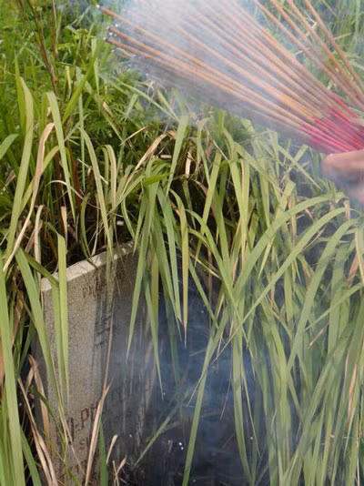 Có những ngôi mộ không có người chăm sóc, hương viếng, Ba Son làm luôn nhiệm vụ tận tay thắp hương cho tử tù.