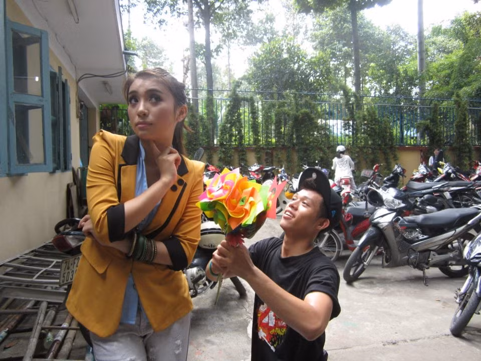 Một bức hình khá teen của cô nàng