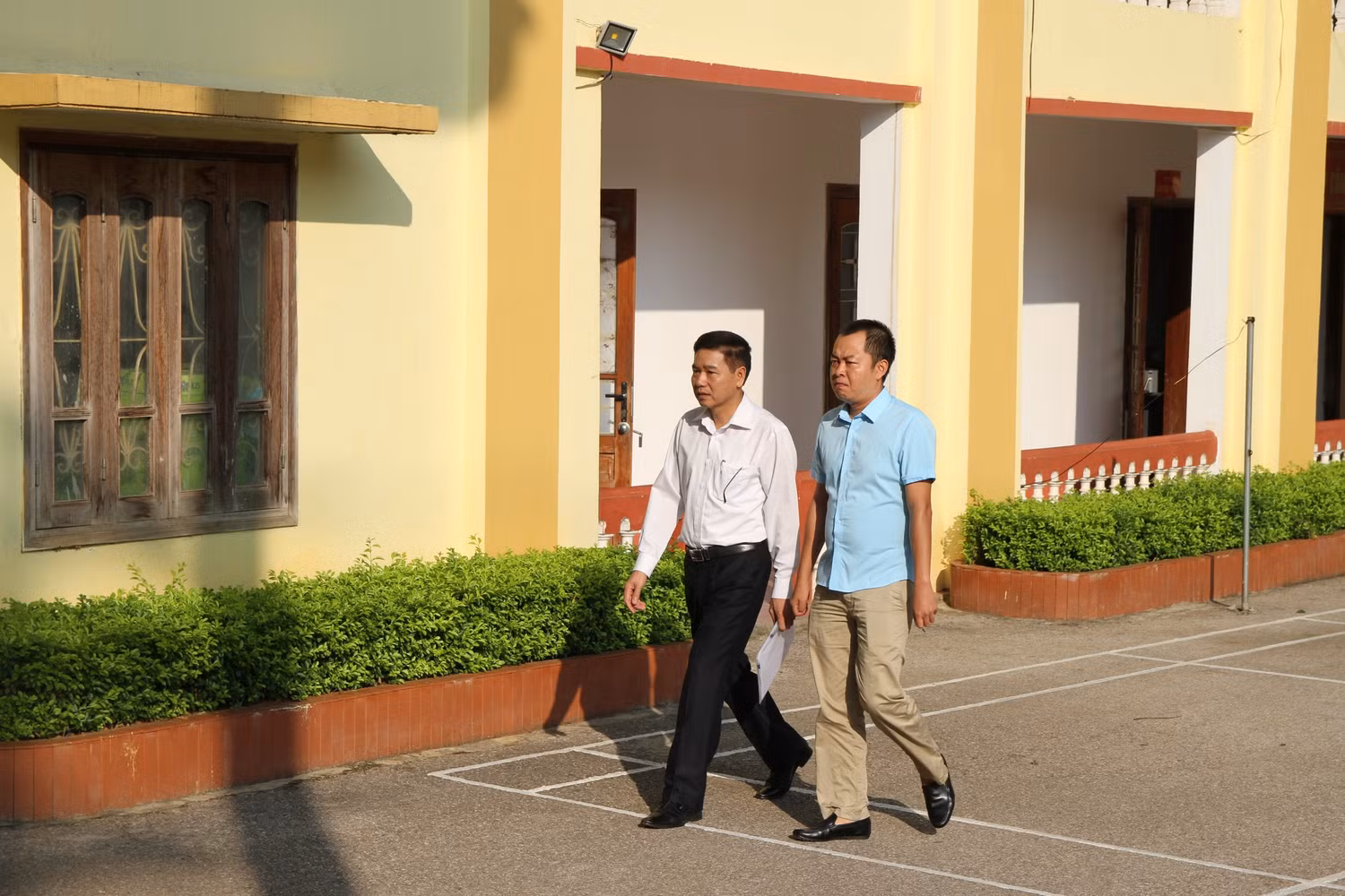 Bị cáo Trần Xuân Yến và Đinh Hải Sơn. Ảnh: Vũ Phương. Bị cáo Trần Xuân Yến và Đinh Hải Sơn. Ảnh: Vũ Phương.