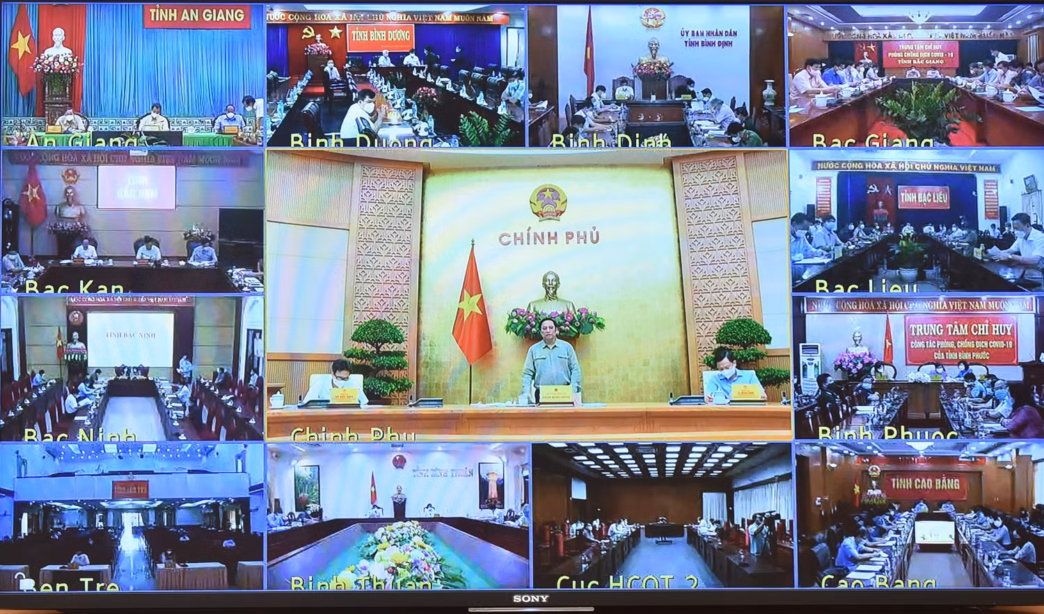 Quang cảnh cuộc họp. Ảnh: VGP