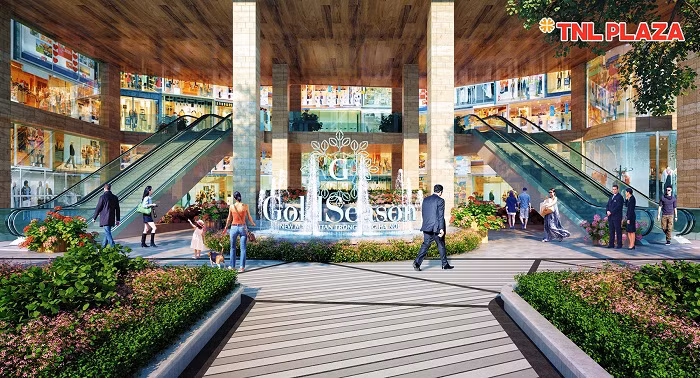 Trung tâm thương mại TNL PLaza tại khối đế chung cư tận dụng nguồn khách dồi dào. Trung tâm thương mại TNL PLaza tại khối đế chung cư tận dụng nguồn khách dồi dào.