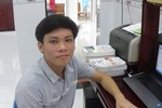 Em Lê Quốc Hưng học sinh lớp 12 chuyên Toán Trường trung học phổ thông chuyên Trần Hưng Đạo (Ảnh: tác giả cung cấp).
