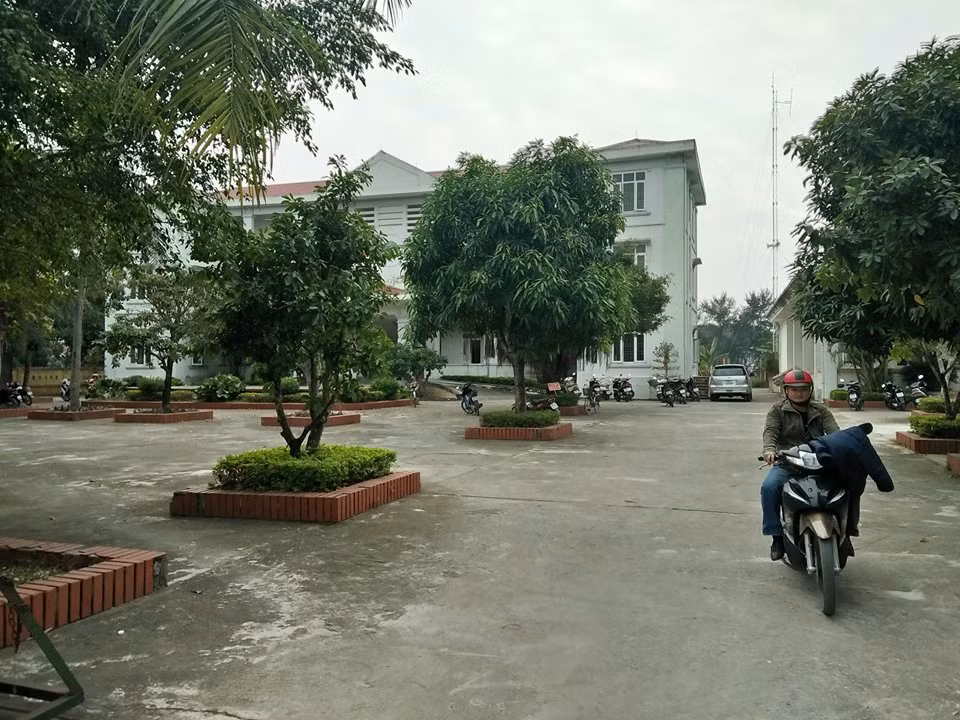 Trụ sở Ủy ban nhân dân xã Quảng Thái. Ảnh: XUÂN QUANG.