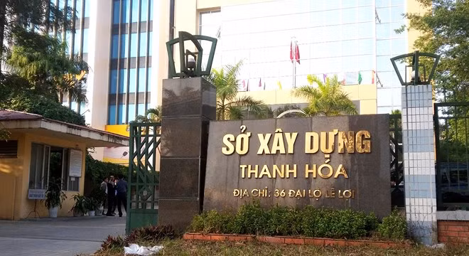 Trụ sở Sở Xây dựng Thanh Hóa (ảnh Báo Tin tức). Trụ sở Sở Xây dựng Thanh Hóa (ảnh Báo Tin tức).