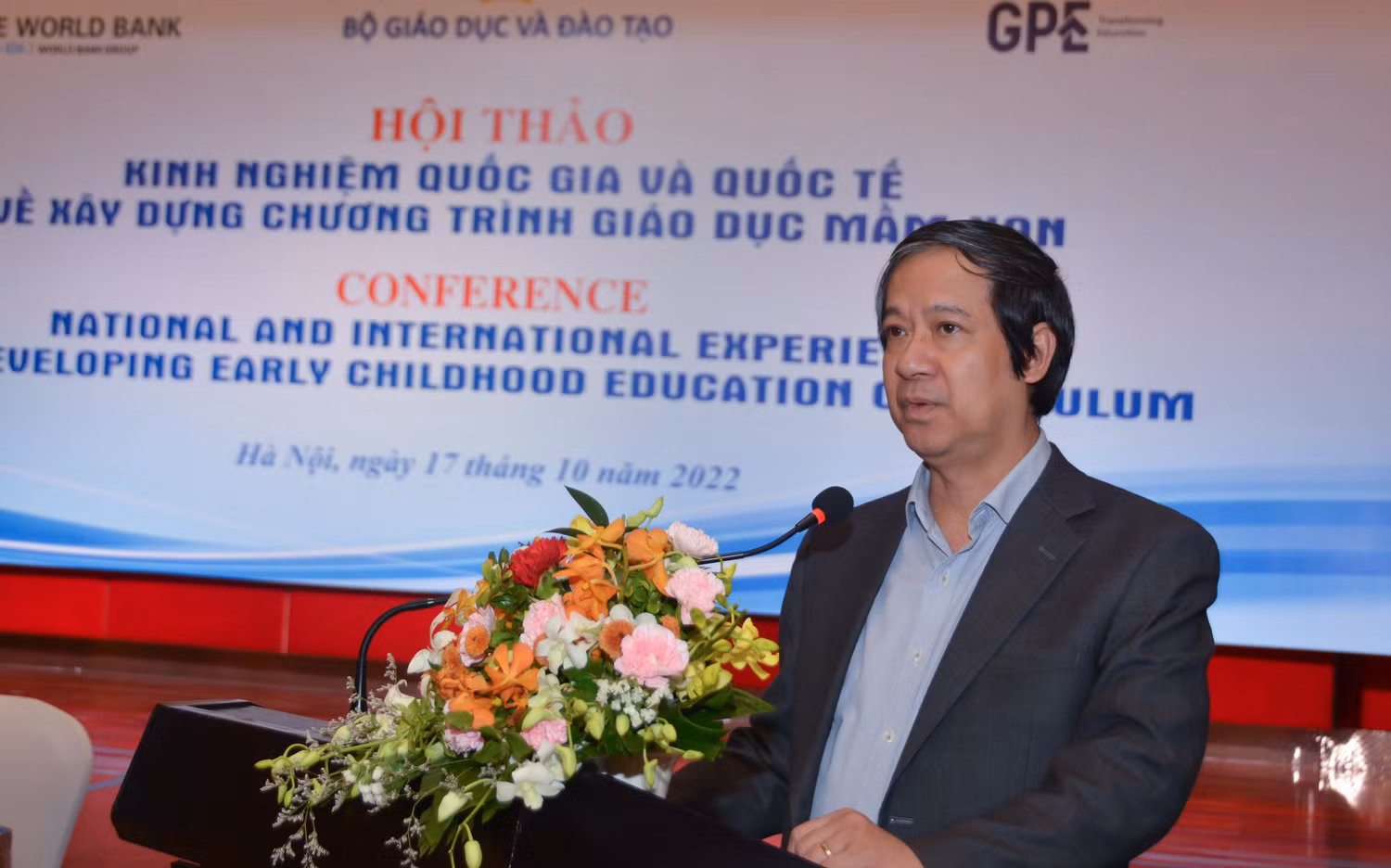 Bộ trưởng Bộ Giáo dục và Đào tạo Nguyễn Kim Sơn phát biểu tại Hội thảo. Ảnh: Bộ Giáo dục và Đào tạo Bộ trưởng Bộ Giáo dục và Đào tạo Nguyễn Kim Sơn phát biểu tại Hội thảo. Ảnh: Bộ Giáo dục và Đào tạo