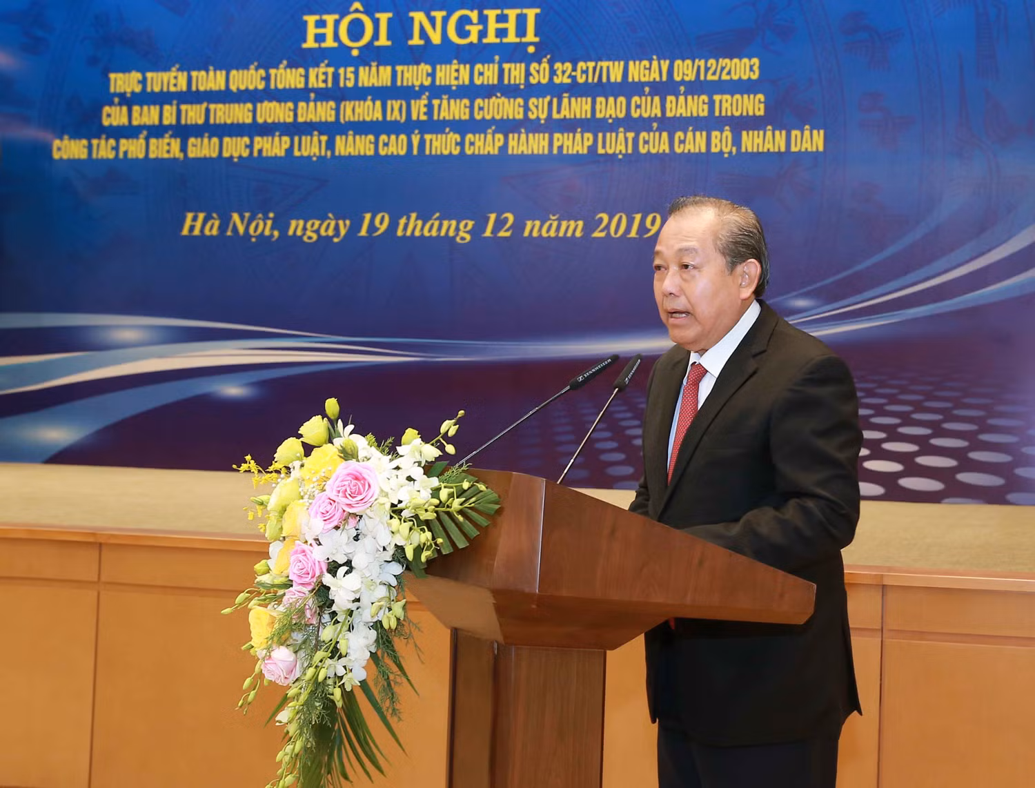Phó Thủ tướng Thường trực Chính phủ Trương Hoà Bình phát biểu. Ảnh: VGP Phó Thủ tướng Thường trực Chính phủ Trương Hoà Bình phát biểu. Ảnh: VGP