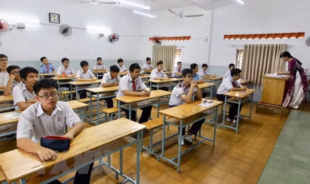 Học sinh dự thi vào lớp 10. (Ảnh minh họa: TTXVN)
