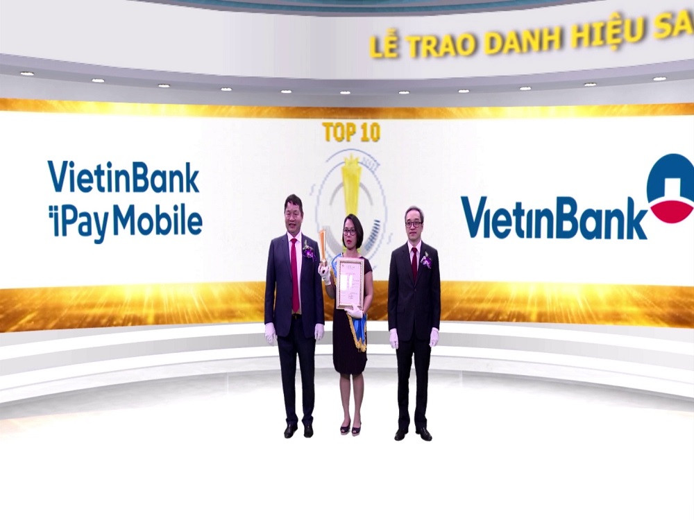 VietinBank iPay Mobile là sản phẩm duy nhất đến từ ngân hàng lọt Top 10 Sao Khuê Việt Nam 2020