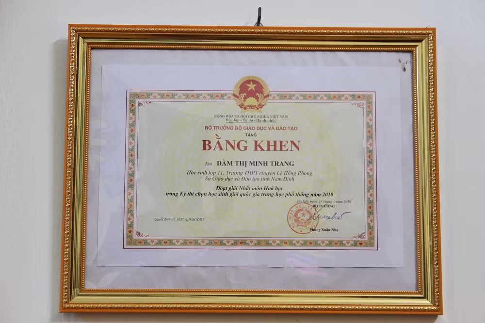 Gặp chủ nhân tấm huy chương Vàng Olympic Hóa học quốc tế đầu tiên ở Nam Định ảnh 3