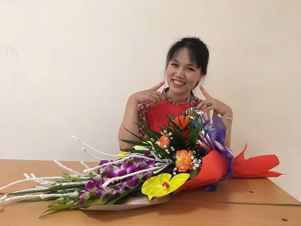 Cô Cao Hồng Huệ, giảng viên Viện Công nghệ thông tin Trường Đại học Sư phạm Hà Nội 2 (Ảnh do tác giả cung cấp)