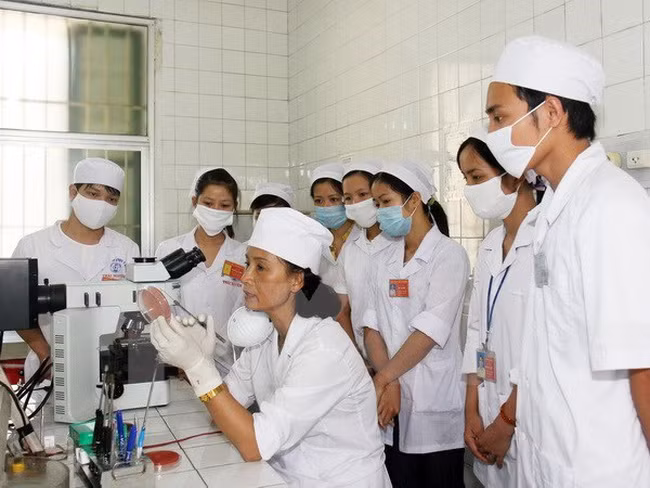 Sinh viên Y khoa đi học trong mùa dịch bệnh là cơ hội để dấn thân. (Ảnh minh hoạ: TTXVN) Sinh viên Y khoa đi học trong mùa dịch bệnh là cơ hội để dấn thân. (Ảnh minh hoạ: TTXVN)
