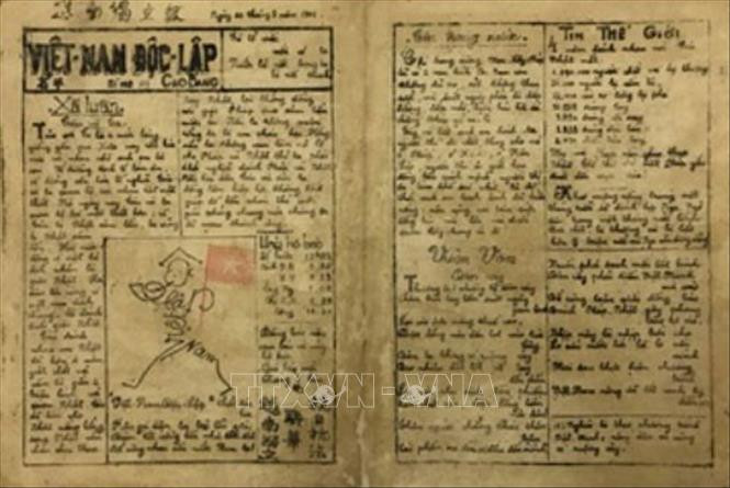 Sau gần 30 năm bôn ba ở nước ngoài, tháng 1/1941, Chủ tịch Hồ Chí Minh trở về Tổ quốc và sáng lập báo Việt Nam Độc lập (số đầu tiên được đánh số 101, ra ngày 1/8/1941) nhằm kêu gọi nhân dân đoàn kết vững bền cùng nhau cứu nước. Ảnh: Tư liệu/TTXVN phát Sau gần 30 năm bôn ba ở nước ngoài, tháng 1/1941, Chủ tịch Hồ Chí Minh trở về Tổ quốc và sáng lập báo Việt Nam Độc lập (số đầu tiên được đánh số 101, ra ngày 1/8/1941) nhằm kêu gọi nhân dân đoàn kết vững bền cùng nhau cứu nước. Ảnh: Tư liệu/TTXVN phát