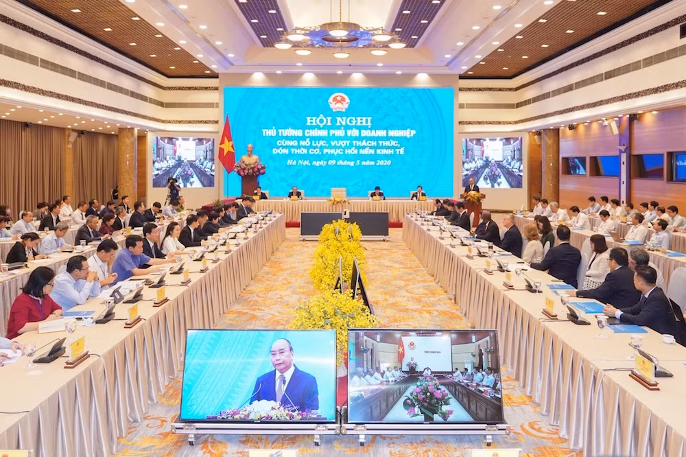 Hội nghị trực tuyến với Doanh nghiệp sáng nay được Thủ tướng Chính phủ Nguyễn Xuân Phúc chủ trì Hội nghị trực tuyến với Doanh nghiệp sáng nay được Thủ tướng Chính phủ Nguyễn Xuân Phúc chủ trì