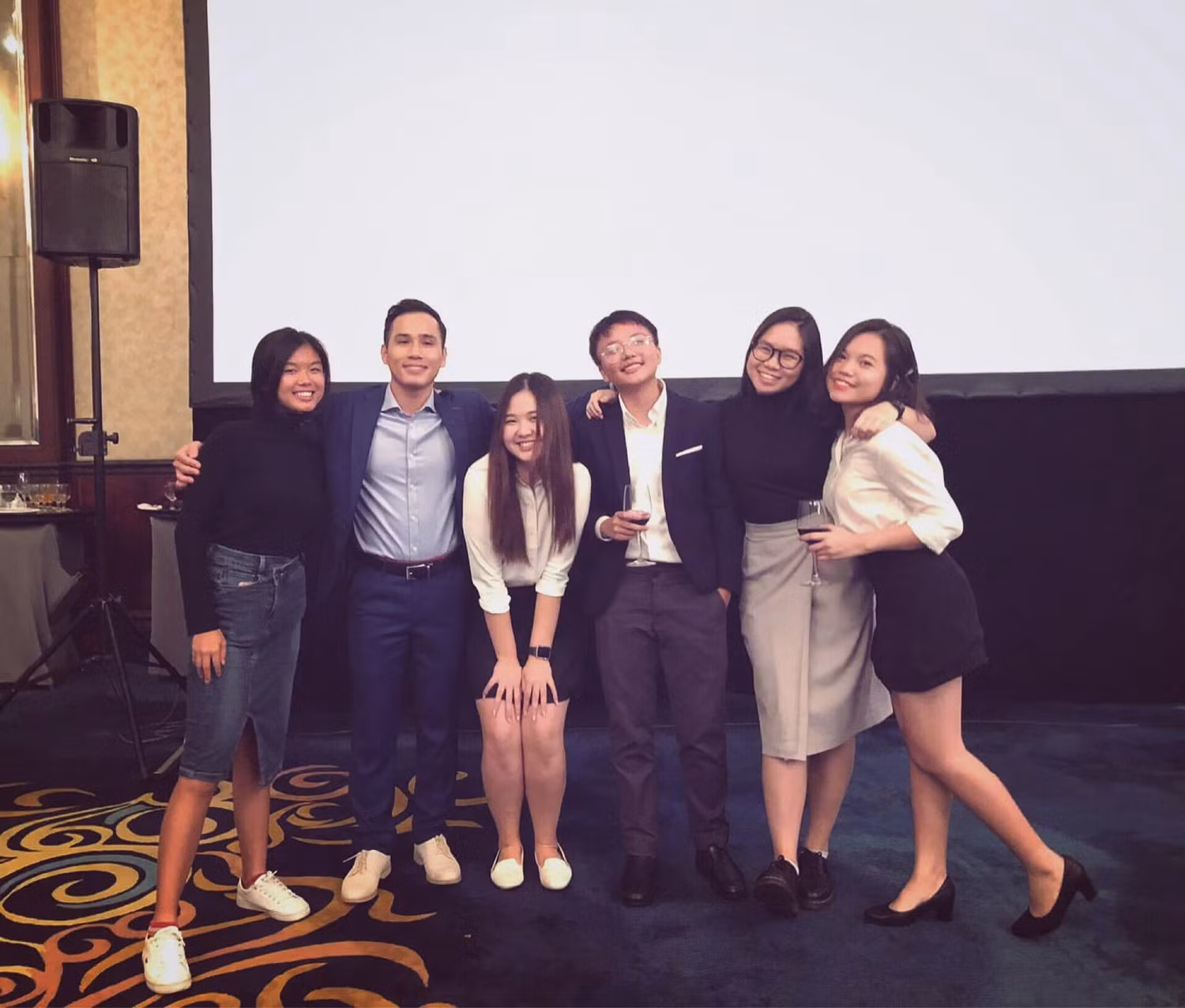Nguyễn Mỹ Bình An tham dự một sự kiện của Đại sứ quán Việt Nam tổ chức tại Singapore (Ảnh: Nhân vật cung cấp)