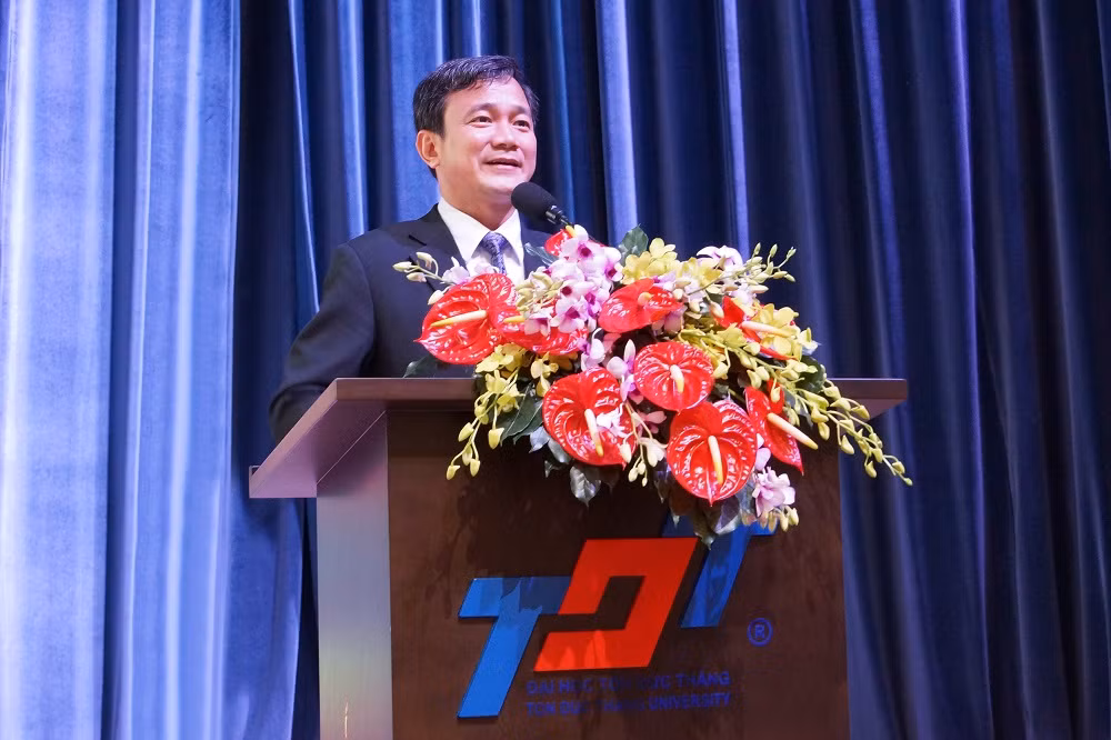 Giáo sư, Tiến sĩ Lê Vinh Danh - Hiệu trưởng Trường Đại học Tôn Đức Thắng. (Ảnh: TDT)