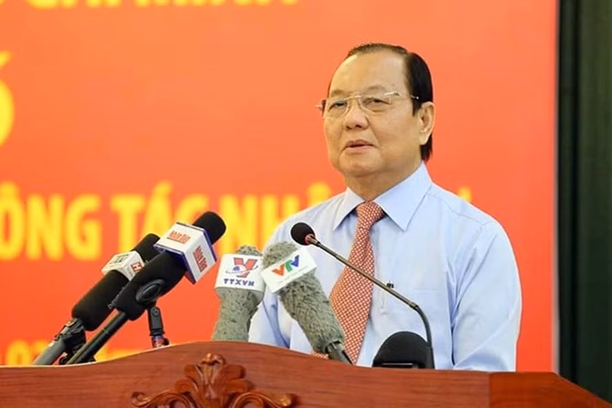 Ông Lê Thanh Hải, nguyên Ủy viên Bộ Chính trị, nguyên Bí thư Thành ủy Thành phố Hồ Chí Minh. (Ảnh: VOV) Ông Lê Thanh Hải, nguyên Ủy viên Bộ Chính trị, nguyên Bí thư Thành ủy Thành phố Hồ Chí Minh. (Ảnh: VOV)