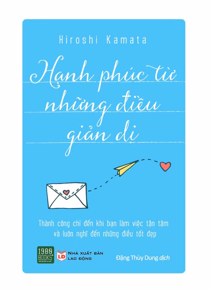 Cuốn "Hạnh phúc từ những điều giản dị". (Ảnh: Netabooks.vn)