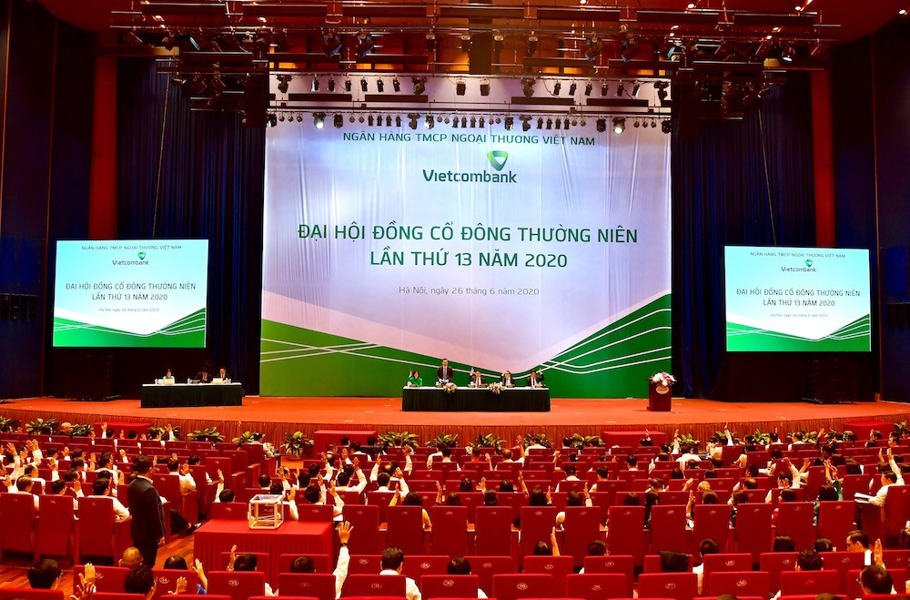 Đoàn Chủ tọa điều hành Đại hội đồng cổ đông thường niên lần thứ 13 của Vietcombank Đoàn Chủ tọa điều hành Đại hội đồng cổ đông thường niên lần thứ 13 của Vietcombank