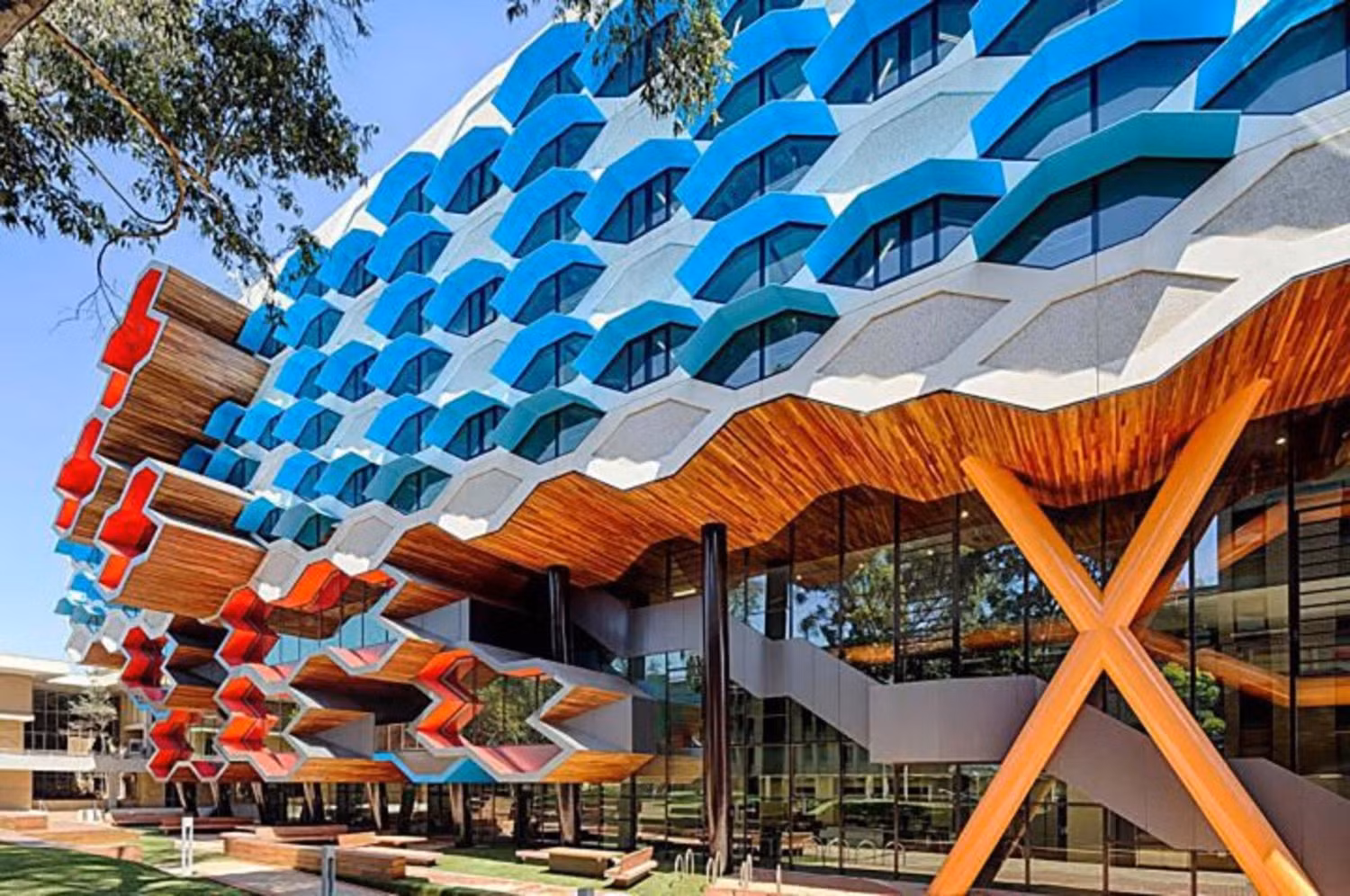 Khuôn viên cơ sở Melbourne sáng tạo và hiện đại Khuôn viên cơ sở Melbourne sáng tạo và hiện đại