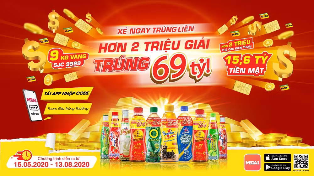 Đây là chương trình khuyến mãi lớn nhất của Tân Hiệp Phát từ trước tới nay Đây là chương trình khuyến mãi lớn nhất của Tân Hiệp Phát từ trước tới nay