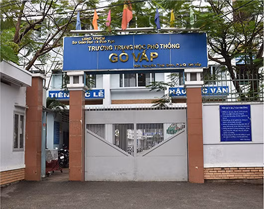 Trường trung học phổ thông Gò Vấp, quận Gò Vấp, Thành phố Hồ Chí Minh (ảnh: website trường) Trường trung học phổ thông Gò Vấp, quận Gò Vấp, Thành phố Hồ Chí Minh (ảnh: website trường)