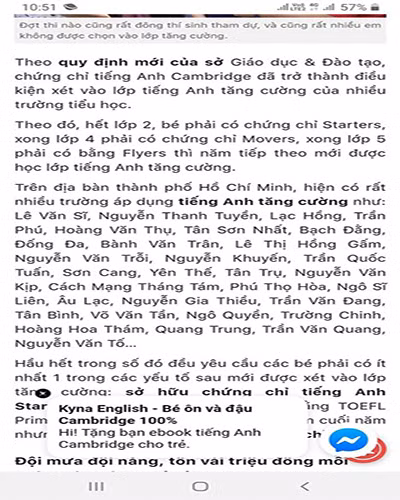 Thông tin đăng không đúng sự thật trên trang web tiengchoanhtre.vn (ảnh: P.L) Thông tin đăng không đúng sự thật trên trang web tiengchoanhtre.vn (ảnh: P.L)