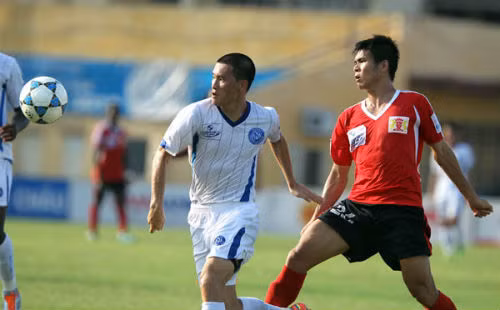 Công Vinh (trái) và các đồng đội đã được nhận đủ lương, thưởng tháng 8. Ảnh: V.S.I Công Vinh (trái) và các đồng đội đã được nhận đủ lương, thưởng tháng 8. Ảnh: V.S.I