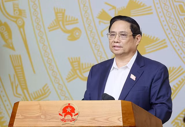 Thủ tướng đề nghị các đại biểu tập trung vào phân tích những khó khăn, rào cản và đề xuất các phương hướng, giải pháp cụ thể, thiết thực để đạt được mục tiêu cải cách hành chính năm 2023. Ảnh: VGP/Nhật Bắc