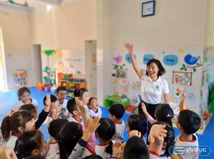 Trường học hạnh phúc là nơi thầy cô và học trò được yêu thương, an toàn và tôn trọng. Ảnh: Lã Tiến