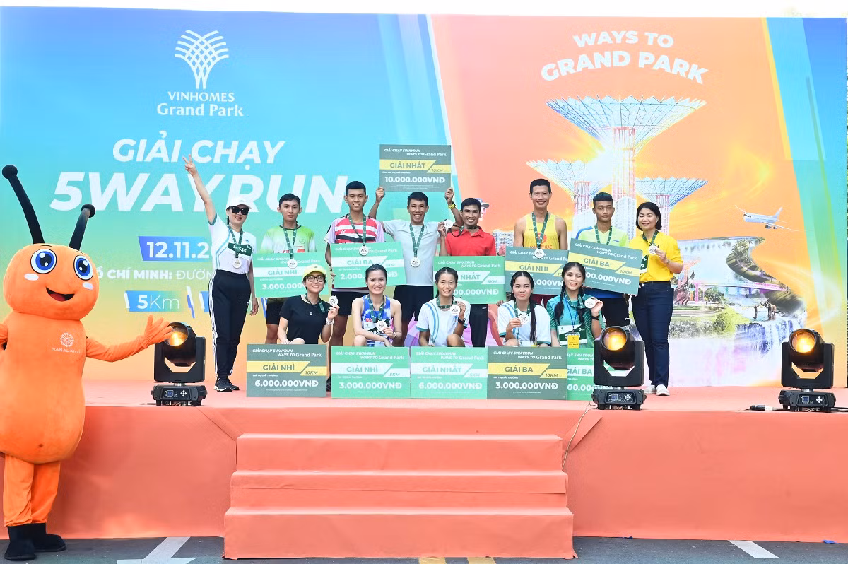 5Way Run - Ways to Grand Park đã tìm ra những runners xuất sắc nhất đại diện cho ý chí bền bỉ và tinh thần sẵn sàng bứt phá.