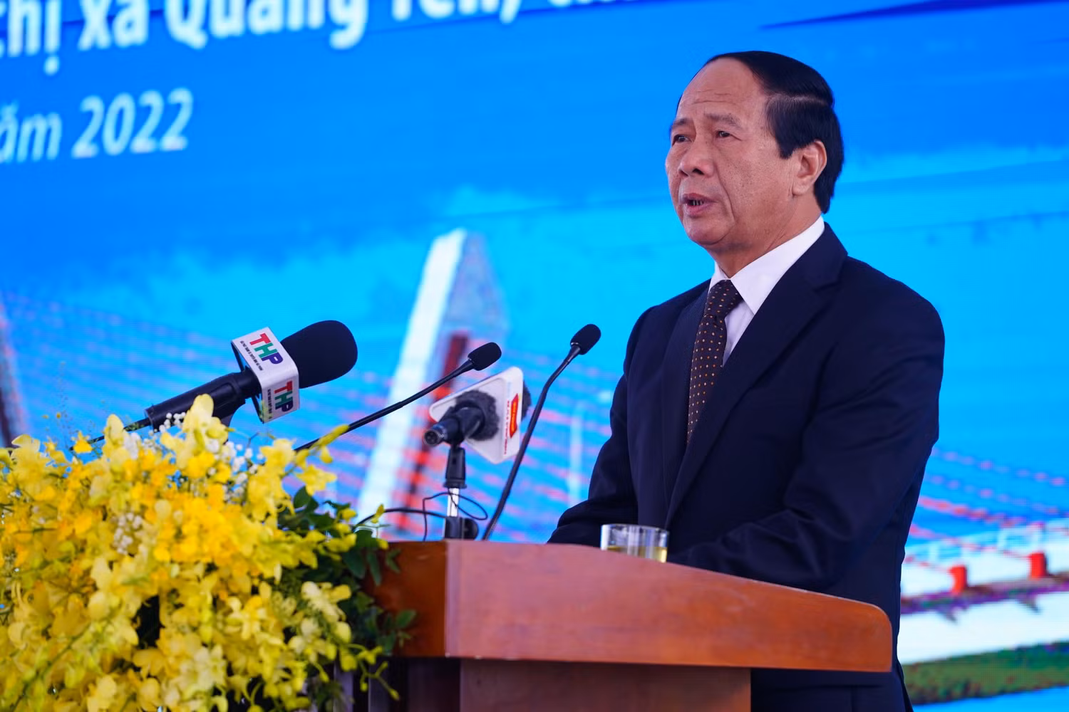 Phó thủ tướng Chính phủ Lê Văn Thành phát lệnh khởi công dự án (Ảnh: CTV) Phó thủ tướng Chính phủ Lê Văn Thành phát lệnh khởi công dự án (Ảnh: CTV)