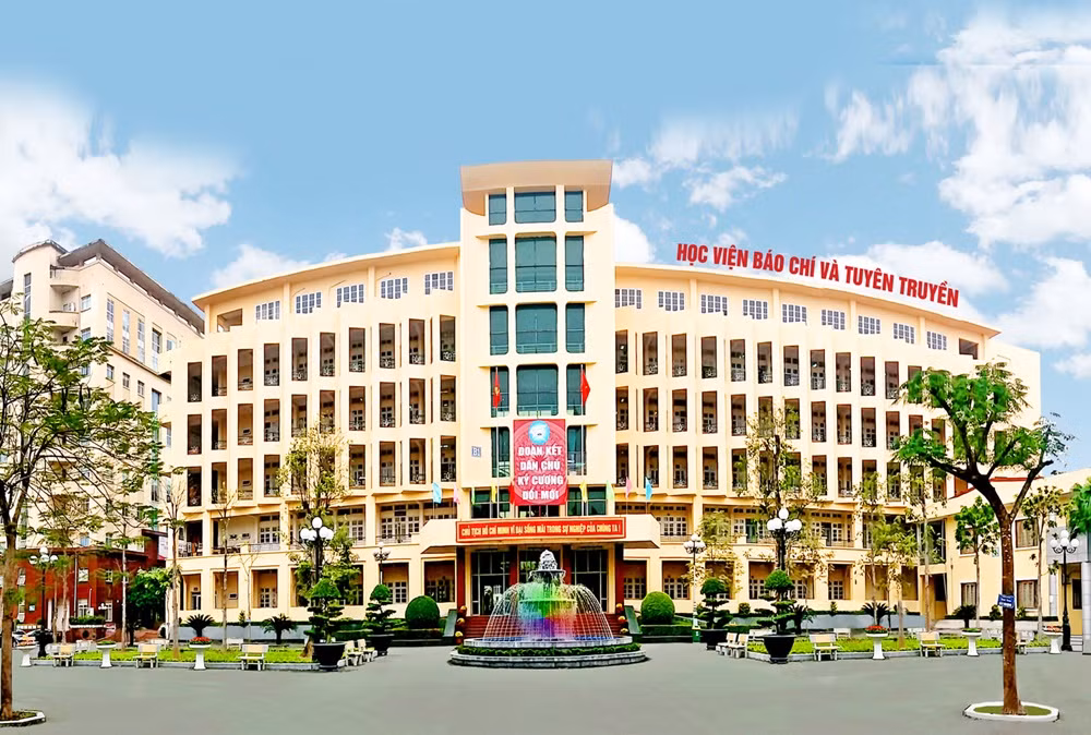 Học viện Báo chí và Tuyên truyền được đề xuất tới năm 2030 phát triển thành trường trọng điểm ngành quốc gia. (Ảnh: website nhà trường)