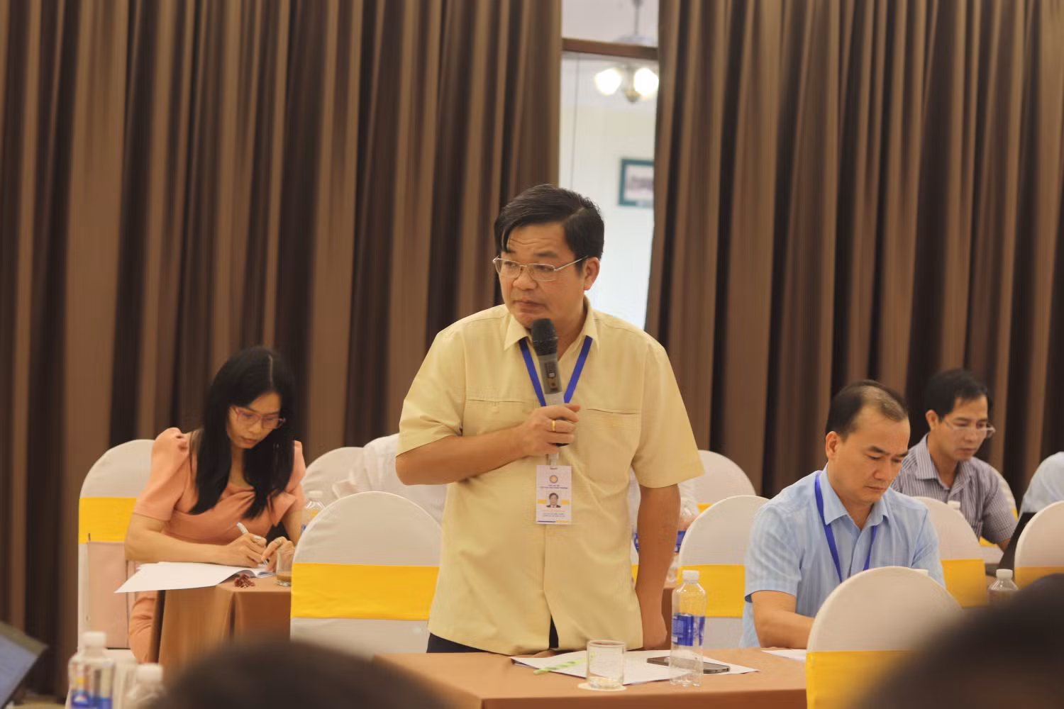 Phó Giáo sư, Tiến sĩ Lê Thanh Hà - Chủ tịch Hội đồng trường, Trường Đại học Lao động - Xã hội. (Ảnh: Doãn Nhàn)
