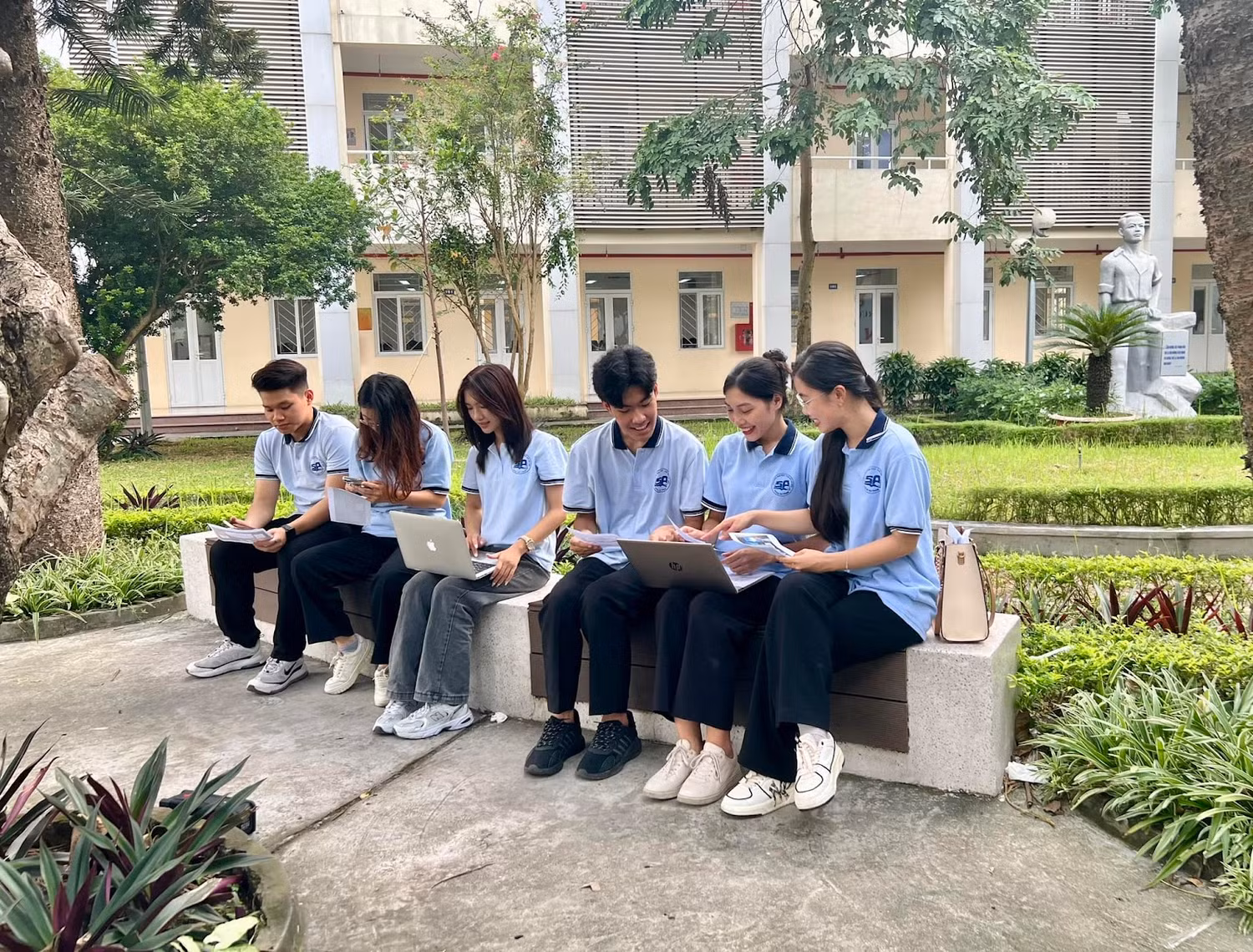 Sinh viên Trường Đại học Thủ đô Hà Nội. (Ảnh: website nhà trường)